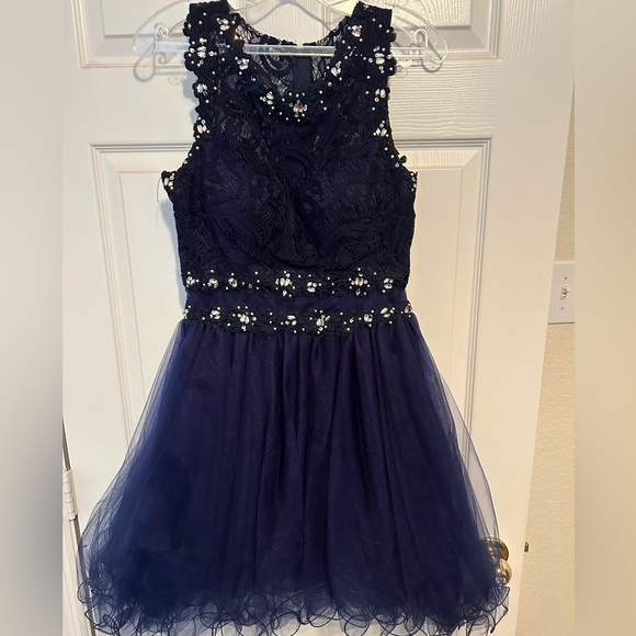 strapless open back dress A-line Gorgeous Elegant High Quality Custom Made Unique Design Prom Dr –  SposaBridal main image 1